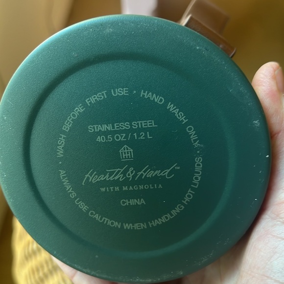 Magnolia Hearth & Hand Green Thermo, Joanna Gaines, NWOT, Great Condition, 13”H - Picture 2 of 7